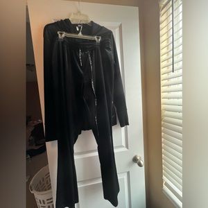 Medium Black Sweat Suit